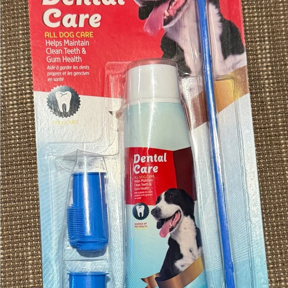Dog Dental Care Kit with Toothbrush and Paste